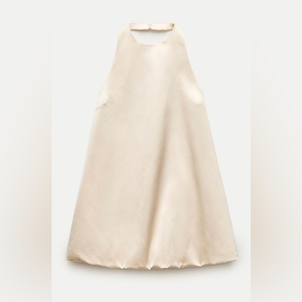 Zara open back dress